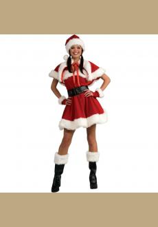 Velvet SEXY MISS SANTA Outfit Christmas Costume