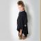   Children s clothing black color European and American style children  s long sleeved dress skirt wholesale
