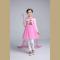 Girls dress long sleeve the new pink princess skirt  summer velvet thickening princess skirt wholesale