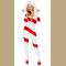 Hooded Candy Cane Catsuit