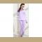 Spring and Autumn new women lovely purified cotton sweet long sleeved pajamas set for women