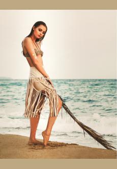 Polyester Beach Bottoms With Tassel