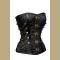 Steampunk corset bustier