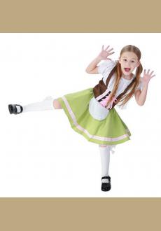 Girl Dress For Halloween Costumes German Beer Festival Clothing Maid Outfit Waitress Role Playing Game Uniforms