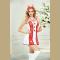 Red Robe Infirmiere Stethoscope Nurse Scintillant T Costume