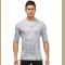 Men’s Compression Short Sleeve Printed Sports Shirt Skin Running Tee