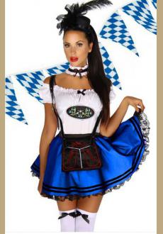 Carnival Fancy Oktoberfest German Beer Girl Costume