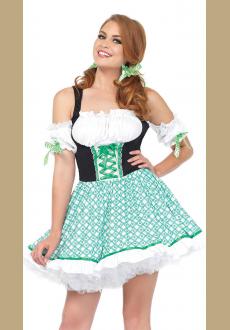 German Oktoberfest Beer Maid Costume Bavarian Traditional Costume