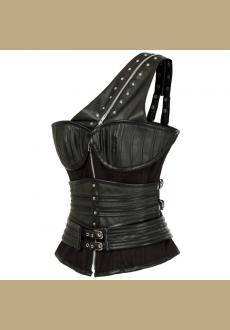 Gothic Charmian Gothic Steampunk Corsets Heavy Steel Bone Armor Burlesque Corsets Life Trainer Bustiers Corselet