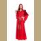 Women's Halloween Costumes Priestess The Red Woman Copslay Dresses Cloak