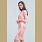 Spring Summer Fashion Women Striped Tie Hooded Tight Dresses