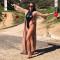 Women Summer Sheer Swimwear Bikini CoverUp Beach Kaftan Long Dress Cardigan Robe
