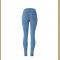 Women Vintage High Waist Star Prints Blue Denim Pencil Pant Trousers Slim Fit  Skinny Jeans