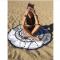 Quick Dry Floral Beach Cover-Up Beach Mat Towel