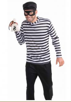 Burglar Bank Robber Costume Kit