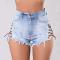 Women Denim Hot jeans 2018 Summer New Fashion Sexy straps Tassel Shorts High Quality Holes Shorts jeans