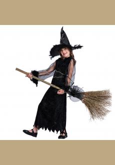 Children Funny Costumes Dress Witch Black Halloween Clothes Kid Party Cosplay 2018 New arrival