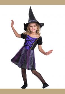 Children Witch Dress Set Carnival Halloween Costume for Children Witch Cosplay Costumes