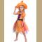 Fantast Costumes Child's Fancy Orange Witch Costume Dress
