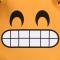 Grin Smiley Emoji Anime Costume Yellow Tongued Out Emoji Men Adult Halloween Carnival Cosplay Costumes