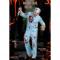 Men Walking Dead Doctor Zombie Bloody Surgeon Costume Carnival Party Adult Male Fancy Outfits Scary Bone Halloween Costu