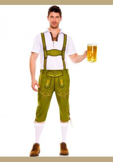 Mr. Oktoberfest costume Green Bavarian Print German Oktoberfest Men Costume