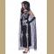 2018 Halloween Ghost Bride Cosplay Costumes Dress Skull Printed Scary Net Mesh Hooded Cape Coats Fancy Party Long Maxi D