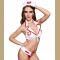Nurse Sexy Lingeire Sets With Headdress Doctor Cosplay Party Costume