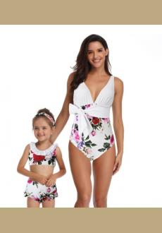 mother and daughter swimsuit mommy and me swimwear bikini family matching clothes outfits look mom mum baby dresses clot
