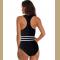 2019 Zipper Back Open Swimwear Women One Piece Swimsuit Sexy High Cut Bathing Suit Brazil Bodysuits Black Blue Monokini 