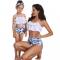 Fancy Mother and Daughter Swimwear Family Matching Swimsuit Girls Swimwear