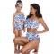 Mother and Daughter Swimsuit Mommy and Me Swimwear Bikini Family Matching Clothes Outfits Look Mom Mum Baby Dresses Clot