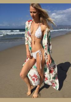 Woman Floral Dress Long Sleeves Summer Beach Dress Women Beachwear Dresses 2019 Long Dresses Bohemian Maxi Boho Clothing