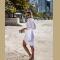 Cover up - Crochet White Knitted Beach Cover up Dress