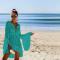 New Sexy Cover Up Bikini Women Swimsuit Cover-up Beach Bathing Suit Beach Wear Knitting Swimwear Mesh Beach Dress Tunic 