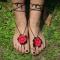 Womens Cross Strap Sandals Flip Flop Ankle Buckle Gladiator Flat Shoes 