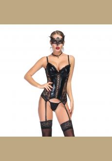 Corset and Bustier for Women Lace Bustiers Sets of Sexy Lingerie Erotic Underwear Cosplay