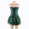 Green Lace Sexy Corset With Skirt