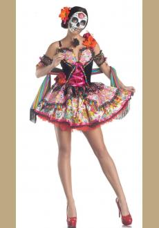 Wholesale women halloween costume fashion fancy cosplay dress