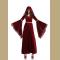 Velvet Long Dresses Women Halloween Party Cosplay Vampire Costume Retro Court Sorcerer Uniform Witch Costumes