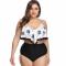 Women’s Two Piece High Waisted Flounce Strappy Tankinis for Women Tummy Control Bathing Suit Set Swimsuits