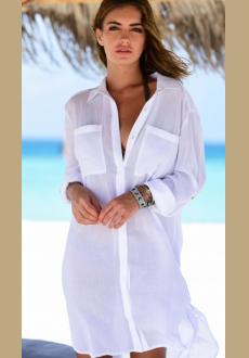 Cute Swimsuit cover up Beach Cover up White Tunics