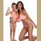 Womens Girls Bikini Swimsuits Two Piece Bathing Suit Monther and Daughter Sets