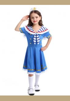 Children wholesale British style navy cosplay costume brave sailor suit clothings