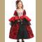 Halloween Red Girls Vampire Costumes XS-L Children Cosplay Carnival Dress Sexy Masquerade Cosplay Party Dress