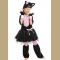 Pink Black Cat Dress Suit Halloween Carnival Party Cosplay Animal Costume
