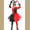 Child Girls Cute Clown Costume Kids Circus Fancy Dress Outfit Cosplay Masquerade Halloween Costumes