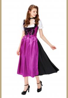 Traditional Bavarian Beer Girl Role Play Dress Adult Oktoberfest Costume