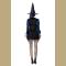 Blue Gothic Witch Adult Halloween Costume 