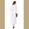 3pcs Unisex Crazy Scientist White Long Robe Halloween Cosplay Costume